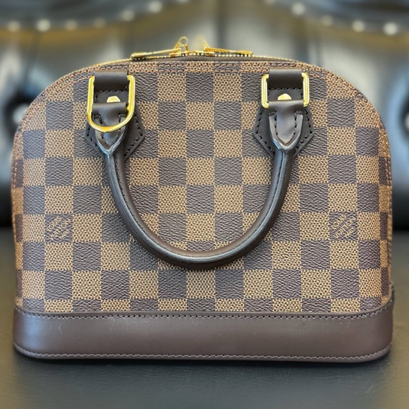 Louis Vuitton N40606 Alma BB Damier Ebene Brown Canvas Small handbag purse full - Picture 2 of 12
